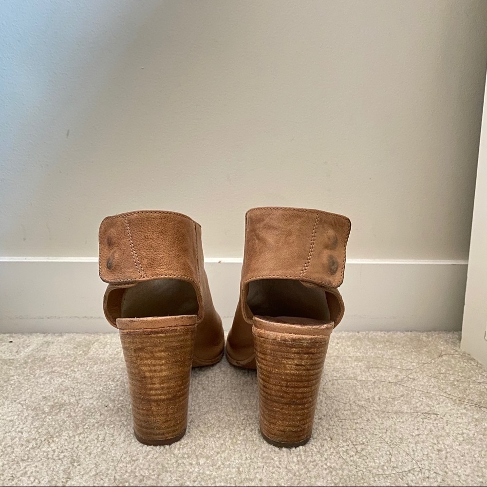 Mimosa Tan Leather Mules - Picture 5 of 10